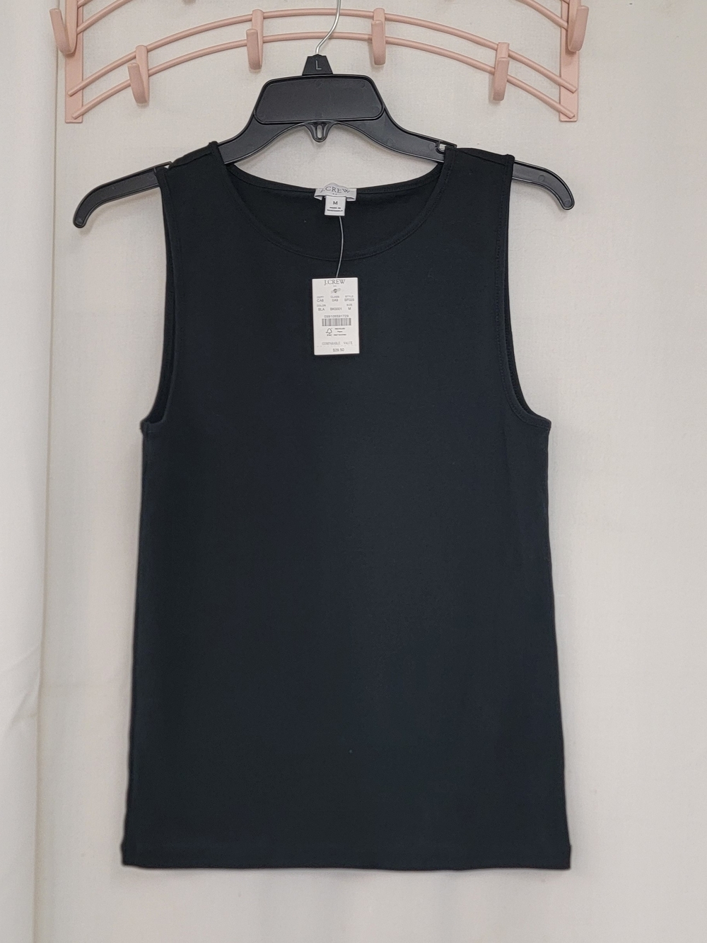 J. Crew Black Sleeveless Crewneck Tank Top